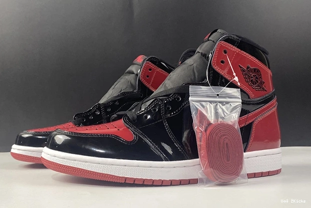 Jordan Patent” 192 1 Air High AllSeason “Bred 555088-063 OG 0923